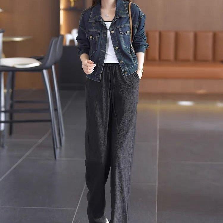 Neueste Frauen Denim Jacken Frühling und Herbst Kurze Damen Lose Mäntel Dünne Frauen Schlanke Jacken