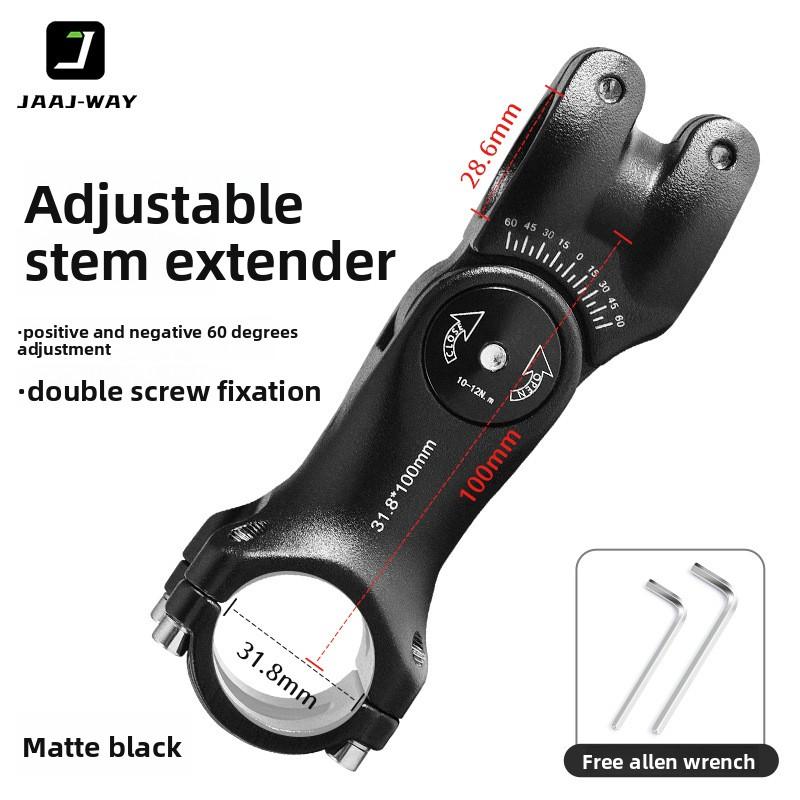 Verstellbarer Fahrrad-Erhöhungsgriff Vertikaler Aluminiumlegierungs-Vorbau Erhöhungs-Booster Variable Geschwindigkeits-Modifikationszubehör