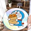 Best Seller! Classic Cartoon Doraemon Print Round Carpet Surprise Gift for Boys and Girls Bedroom Mat Living Room Sofa Study Rug