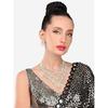 Ethnic Kundan & Pearls Multi Layers Bridal Necklace Set For Women