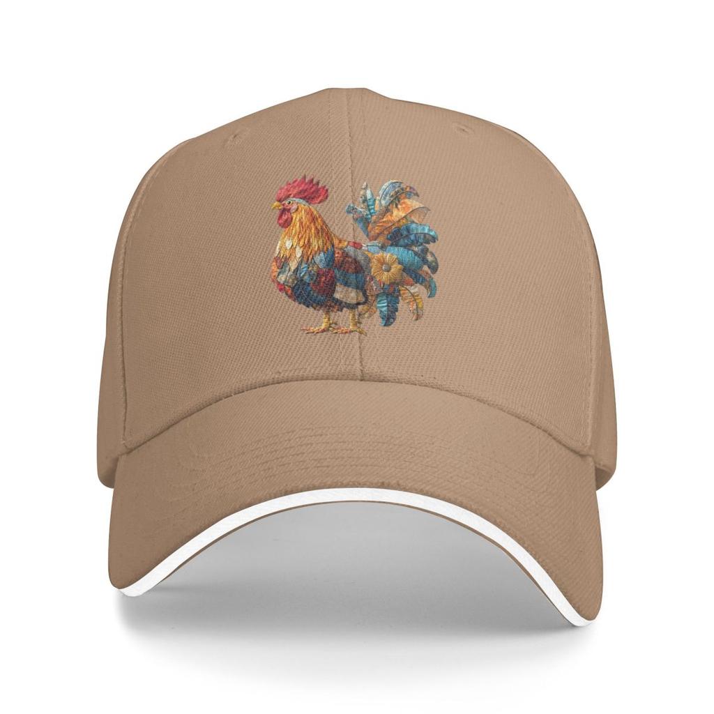 Unisex Baseball Hats Lifelike Rooster Denim Chicken Outdoor Streetwear Summer Sports Baseball Caps Hip Hop Cap Casquette Hats
