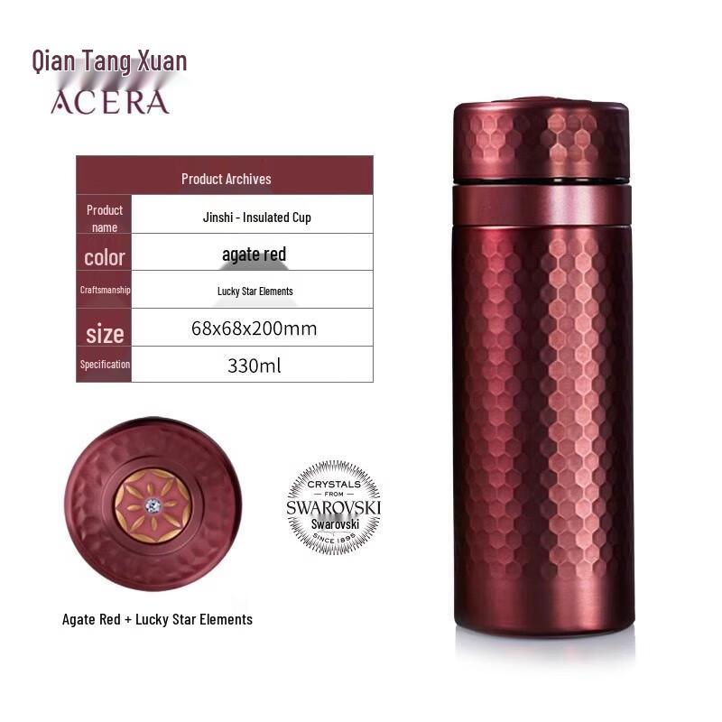 Qiantangxuan Live Porcelain Ceramic Insulated Mug