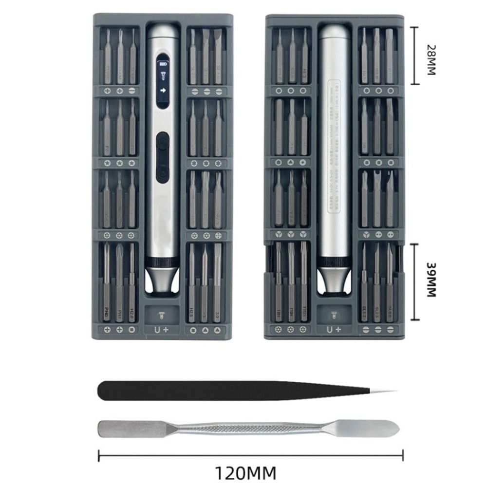 50 in 1 Electric Screwdriver Set Precision Type-C Fast Charging Screw Driver Bit Kit Durable Multifunctional