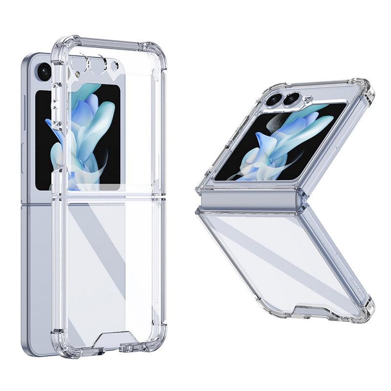 Stylish Galaxy Z Flip5 Protective Case Foldable And Simple Design Anti-drop Function