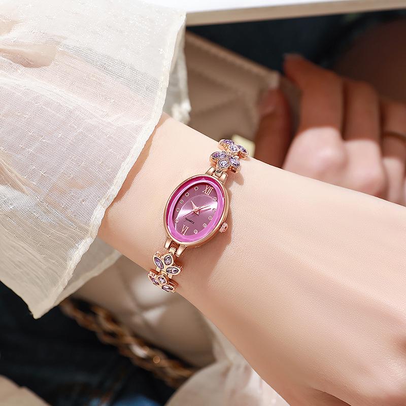 Woman Watches Light Luxury Female Quartz Watches Oval Fashion Ladies Bracelet Wristwatch Dress Female Clock Relogio Feminino