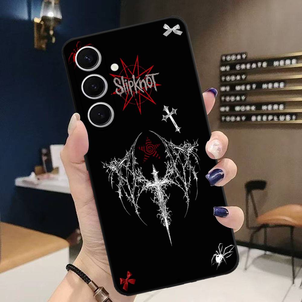 Slipknot Band Phone Case For Samsung S 24 Fe 25 Ultra Plus 20 Lite 21 30 22 23 24 22 Ultra 5G Fundas