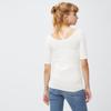 Gu STylE HEaT WidE NEck T  Half SlEEvE  + E