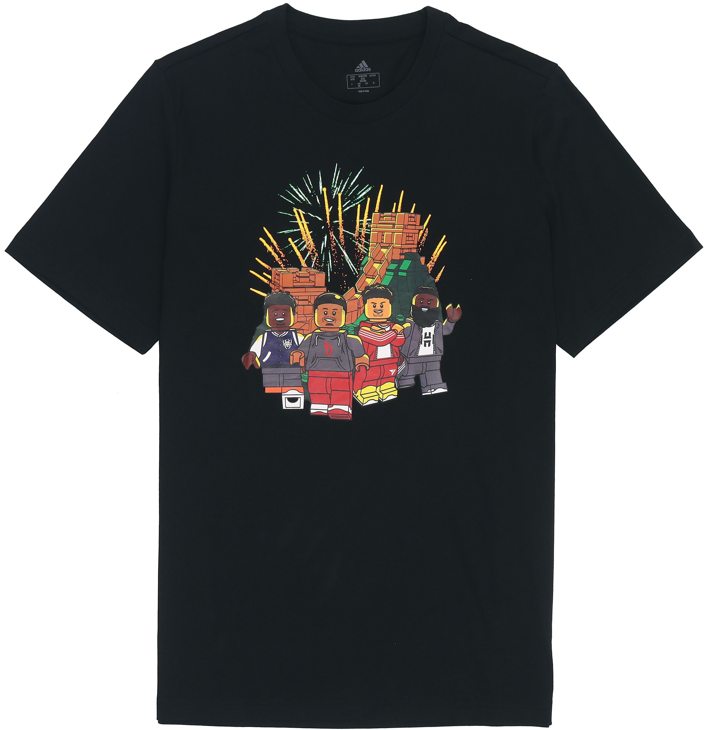 Adidas Lego T Shirt Men s Black HE0864 M