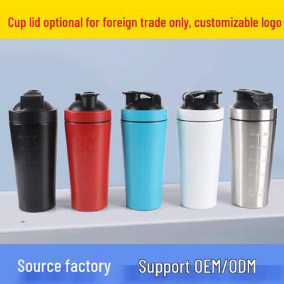 304 Stainless Steel Protein Shaker Cup with Mixing Ball - Outdoor Fitness & Sports Use