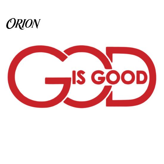 Car Body Trim Stickers God Is Good Sticker, Reflective Waterproof PVC Decal, Scratch Cover Decals Sunproof Exterior Decoration Accessories for Trucks