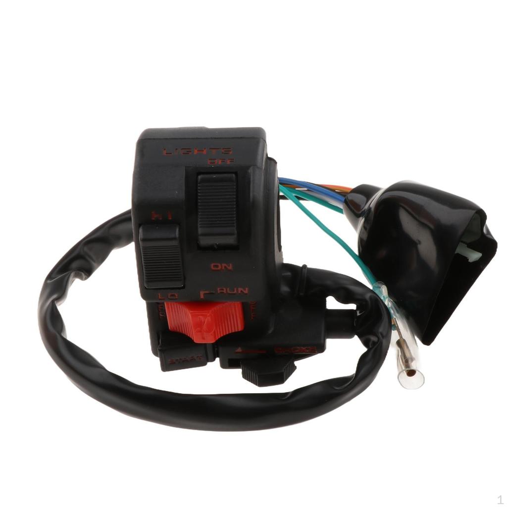 Handlebar Control Switch Start Kill Stop Headlight 35200-ha6-013 Spare Parts Easy to Install