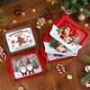 Pratos e Bandejas de Lanche de Natal para Doces Festivos Duráveis Versáteis Pratos de Servir para Frutas Sobremesas Decoração de Cozinha Doméstica