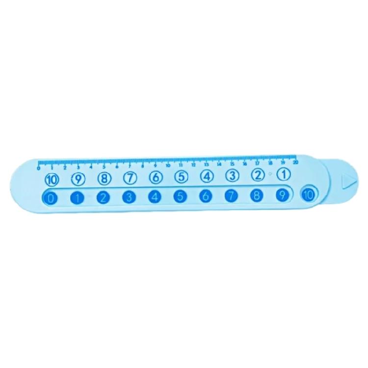 Educational Math Mathematics Ruler 20cm Plastic Measurement Ruler For Architectural Drafting Geometry Drawing Sketching