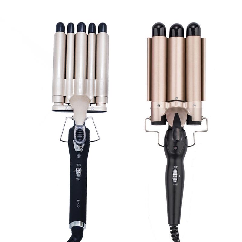 Hair Curler Electric Ceramic Coating Curling Iron Roller 5 Barrel Styler Hair Waves 3 Barrels Dual Voltage Hair Styling Tools