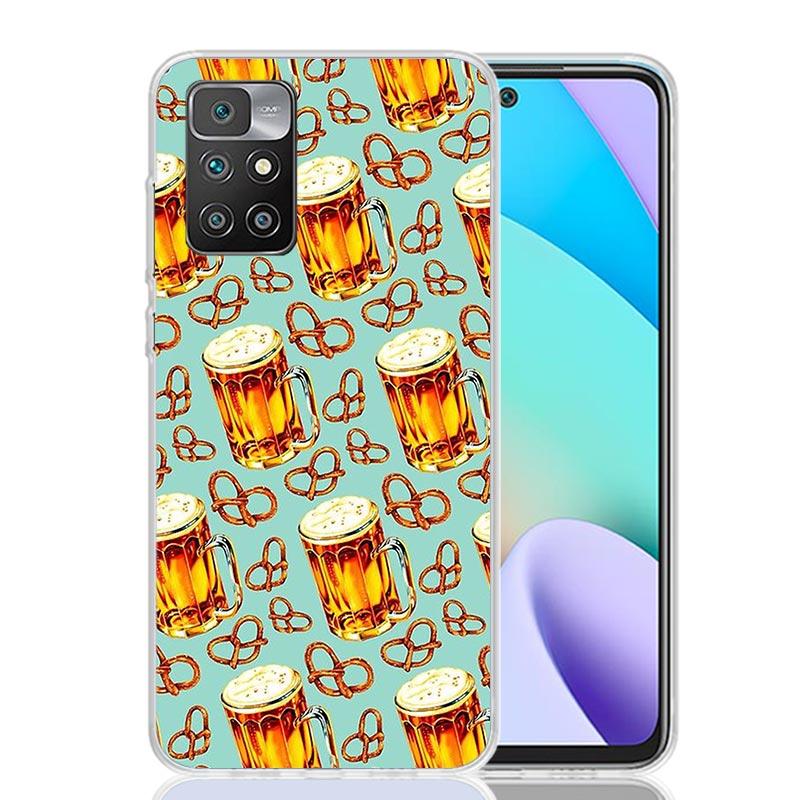World Beers Alcohol Summer Bubble Phone Case For Xiaomi Redmi 12C 13C 14C 12 13 10 10A 10C 9 9A 9C 9T 8 8A 7 7A 6 6A K70 K60 K40
