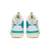 Anta Kids Leather Knob Non-Slip Shock Absorbing Wear-Resistant Mid-Top Kids Skate Shoes Kids skate shoes White Blue Yellow A312248014-1