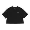 NATIONALGEOGRAPHIC N262Wts060 Women'S Ratel Regen Oversized Crop Short Sleeve T-Shirt Black