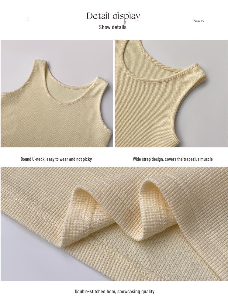 2025 Women's Square Neck Sleeveless Tank Top - Summer Loose Fit