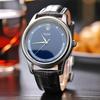 Business Men's Quartz Handsome Wristwatch Leather Strap Quartz Watch