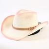 Popular European and American Western Cowboy Straw Hat Men's and Women's Fashion Shade Straw Hat Outdoor Western Cowboy Hat