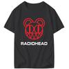RADIOHEAD Printed TShirt Men Oversized Y2k Heavy Metal Band 2026 New Rock Punk American Casual Cotton Crew Neck Short Sleeve