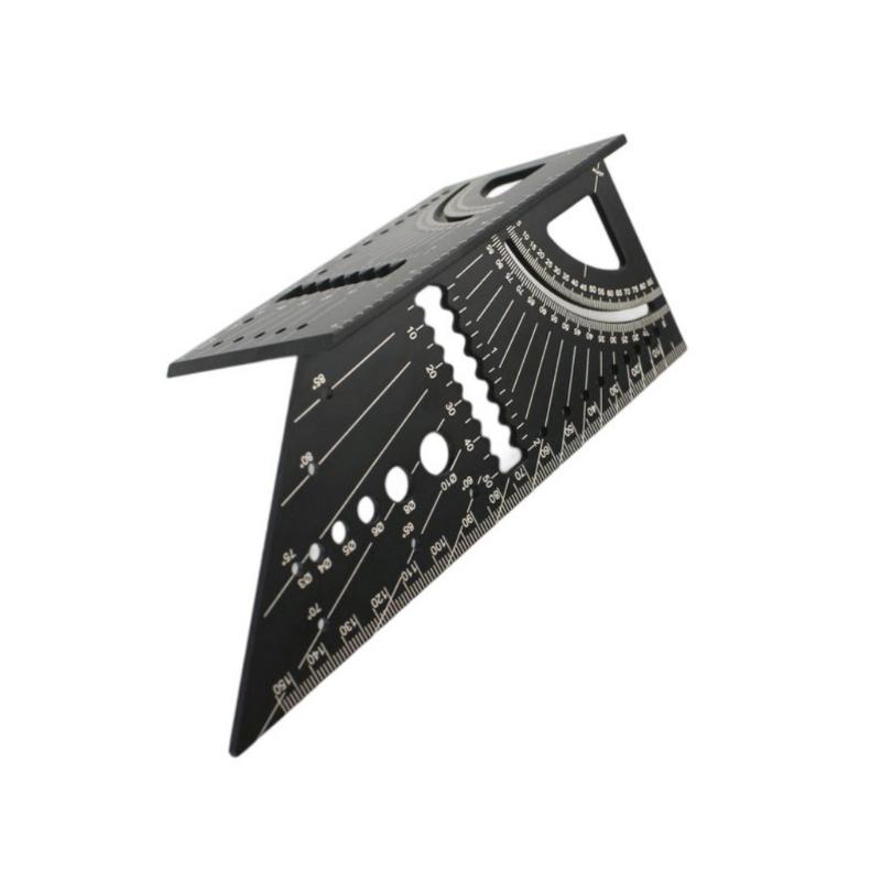 Guide Ruler Measuring Ruler 45 90 Degree Angles Ruler for Carpenter Layout Square Measurement Tool Woodworking Square