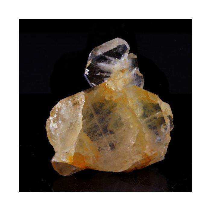 Pierres et Minéraux. Quartz à âme (Faden Quartz). 144.35 ct. Rif Fournel, Freney d'Oisans, Isère, France.