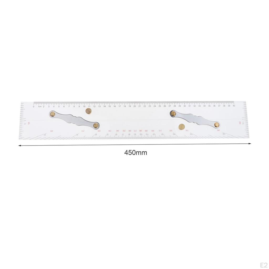 Marine Parallel Ruler for Accurate Measurement And Mapping