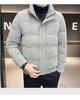 Herren Winter Slim Fit Leichte Daunenjacke
