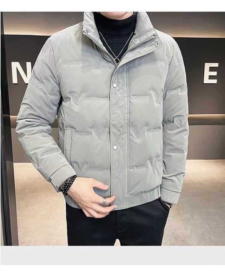 Herren Winter Slim Fit Leichte Daunenjacke
