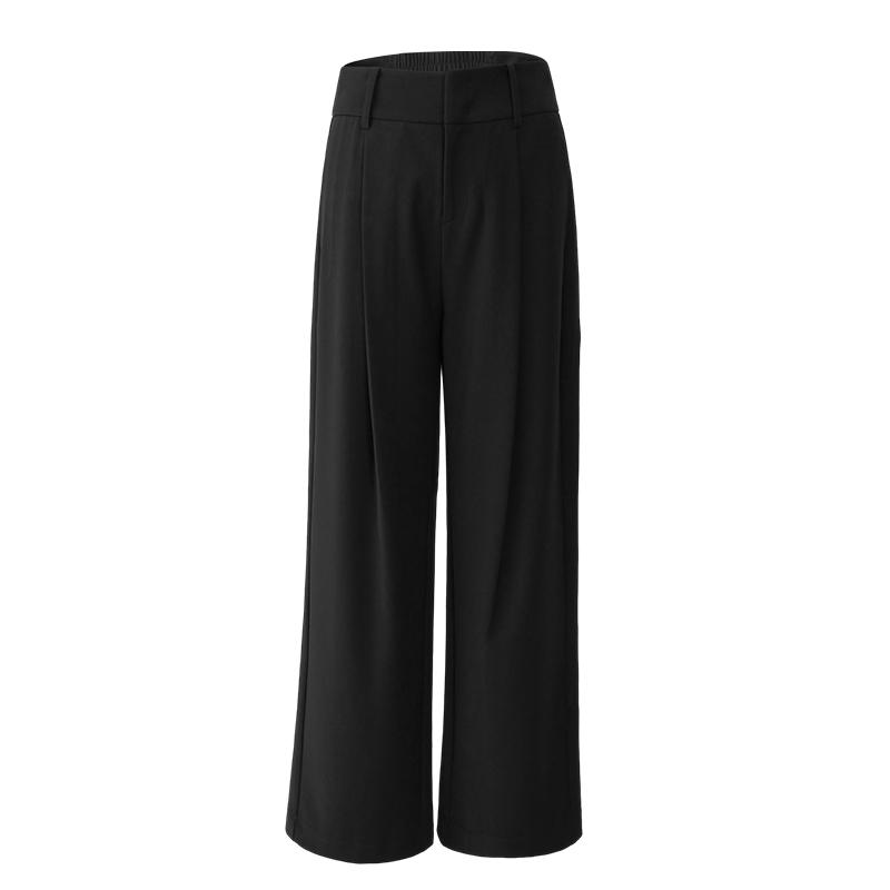 Straight leg pants, women's casual floor pants, Western pants, women's pants, narrow version, wide leg pants