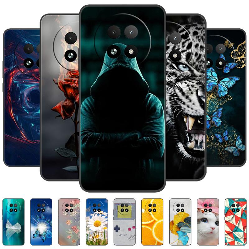 Phone Case For Realme 12X 5G Soft TPU Silicone Back Cover For Realme 12X Fashion Shockproof Bumper Case Popular Animal Cover