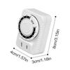 12Hour Cyclic Timer Switches Kitchen Timer Outlet Universal Timing Socket Mechanical Timer US Plug Timing Socket