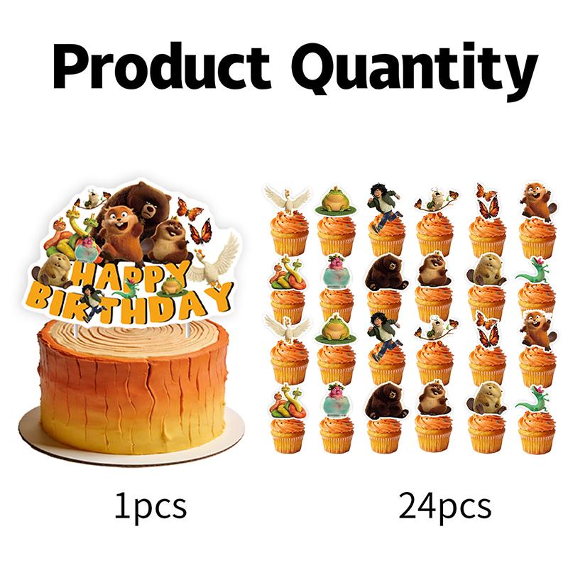 Beaver Birthday Decorations Beaver Party Accessories Cups Ballons Plates Birthday Party Backdrops Hot Anime Decorations