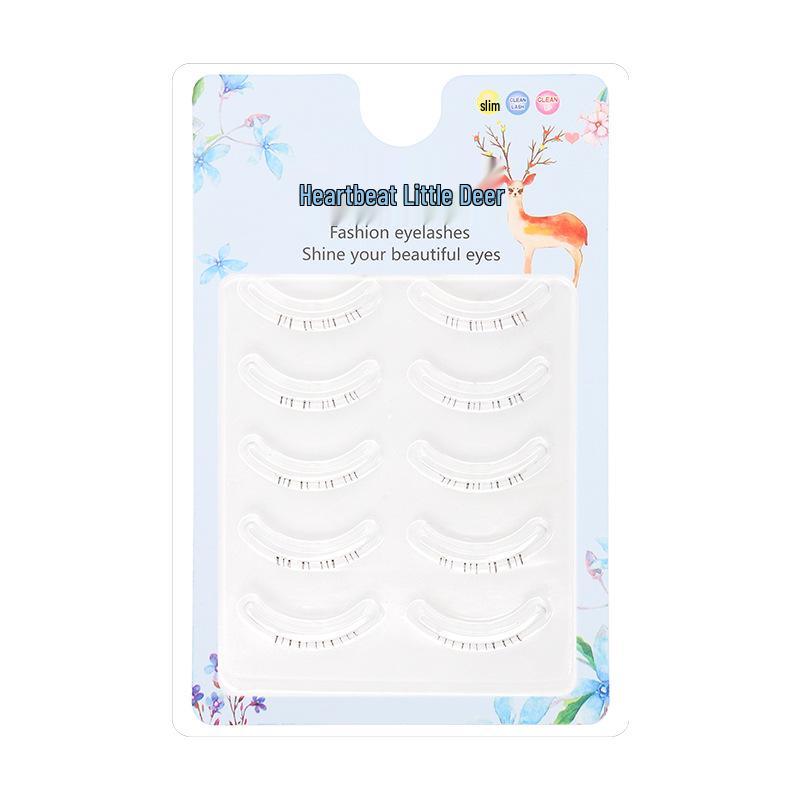 

Caramel Pointed Lower Eyelashes - Nude, Natural Japanese Makeup, 5 Pairs A02 Black 5 Pairs/Box