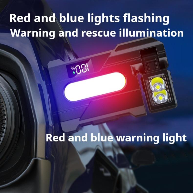 Magnetic Rechargeable Flashlight 1200 Lumens Multi-Angle Rotating Mini Light Portable Pocket Flashlight for Repair Outdoor