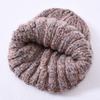 Men's and Women's Knitted Hats, Wool Mixed-color Striped Hats, Autumn and Winter Soft Waxy Wool Hats, Outdoor Warm and Windproof Sources
