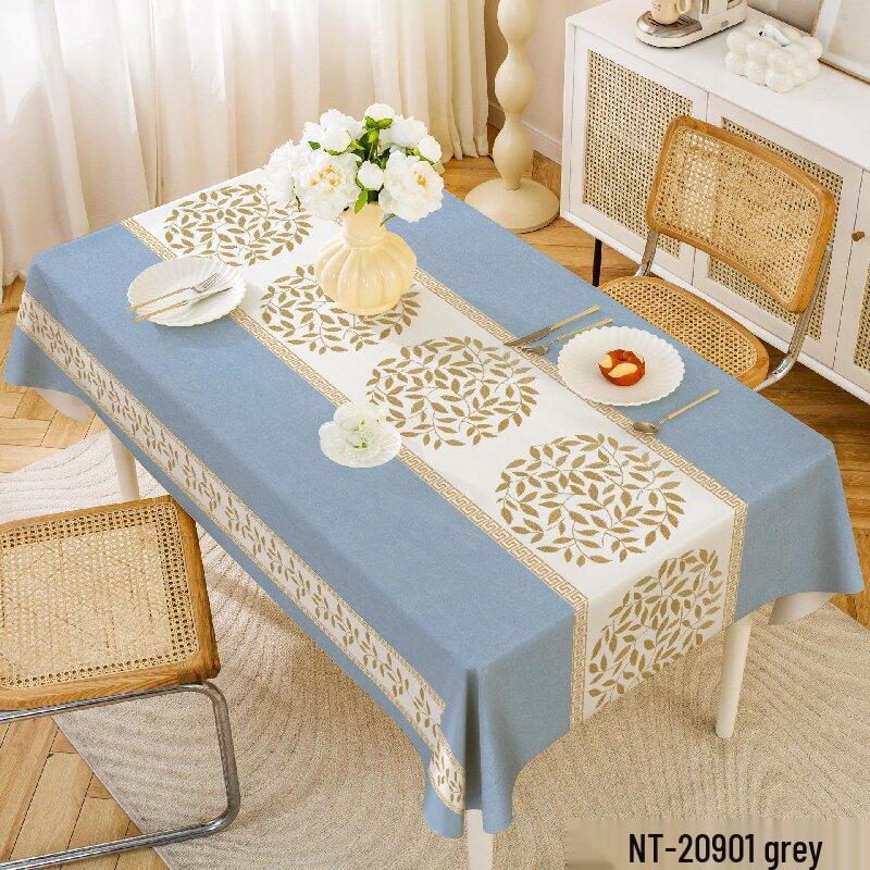 

ZISIZ Pastoral Style Fabric Tablecloth