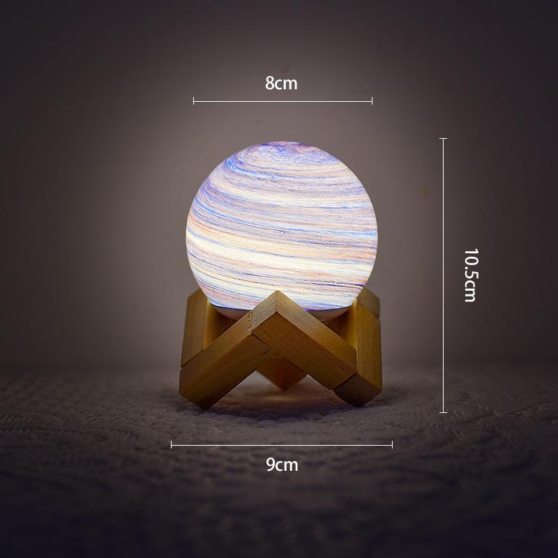 

Лампа Galaxy Ball для детей, светящаяся в виде планетарного хрустального шара, ночник с питанием от USB, теплый подарок на ночь, домашний декор, спальня, Рождество USB fixed brightness