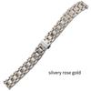 15mm 17mm 316L Stainless Steel Watchband Fit for Longines DolceVita L5.512/L5.255 Series Silver Rose Gold Watch Strap Tool