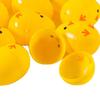 2.4 Inch Plastic Chick Easter Eggs Empty Yellow Mini Fillable Eggs for Easter Basket Stuffers Hunt Games Party Supplies