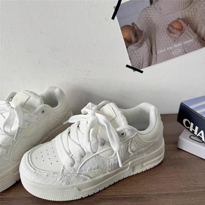 Spring and Autumn New Thick-soled Heightening Sports Shoes Student Casual Board Shoes
