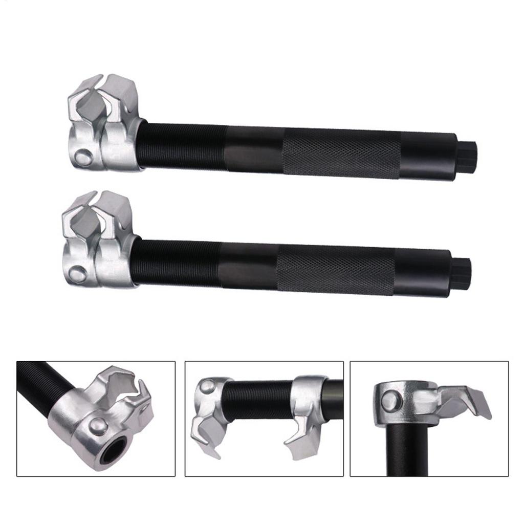 Coil Spring Compressor Tool 2 Pieces Alloy Steel Strut Remover Installer Spring Compressor For Workshop Garage Motorcycle