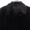 SAGA MINK Real fur Fur coat F Brown Half coat jacket Women Used