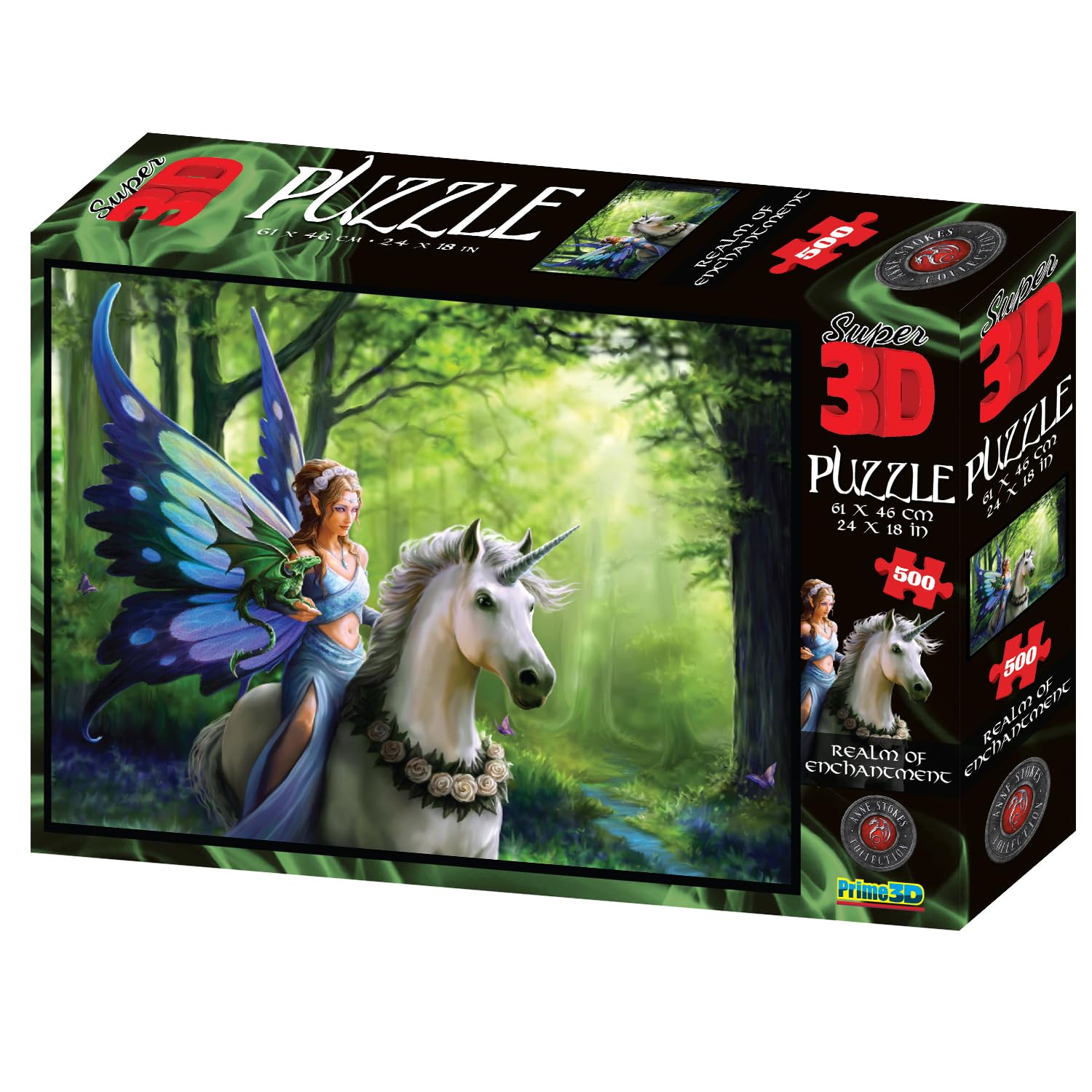 

Yamasan Prime 3D Unstokes Magic Kingdom Finished 61 x 46cm 500 Pieces 10095, Size /