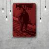 Metro 2033 Metal Signs Wall Decor Vintage Tin Signs Captain Metal Poster Decor for Bar Pub Club Wall Decoration