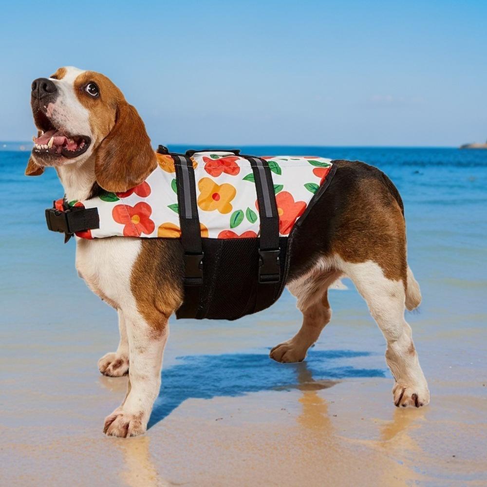 Pet Life Jackets Pet Supplies Dog Swimming Suits Large and Small Dog Summer Clothing Dog Swimming Supplies Multi-size