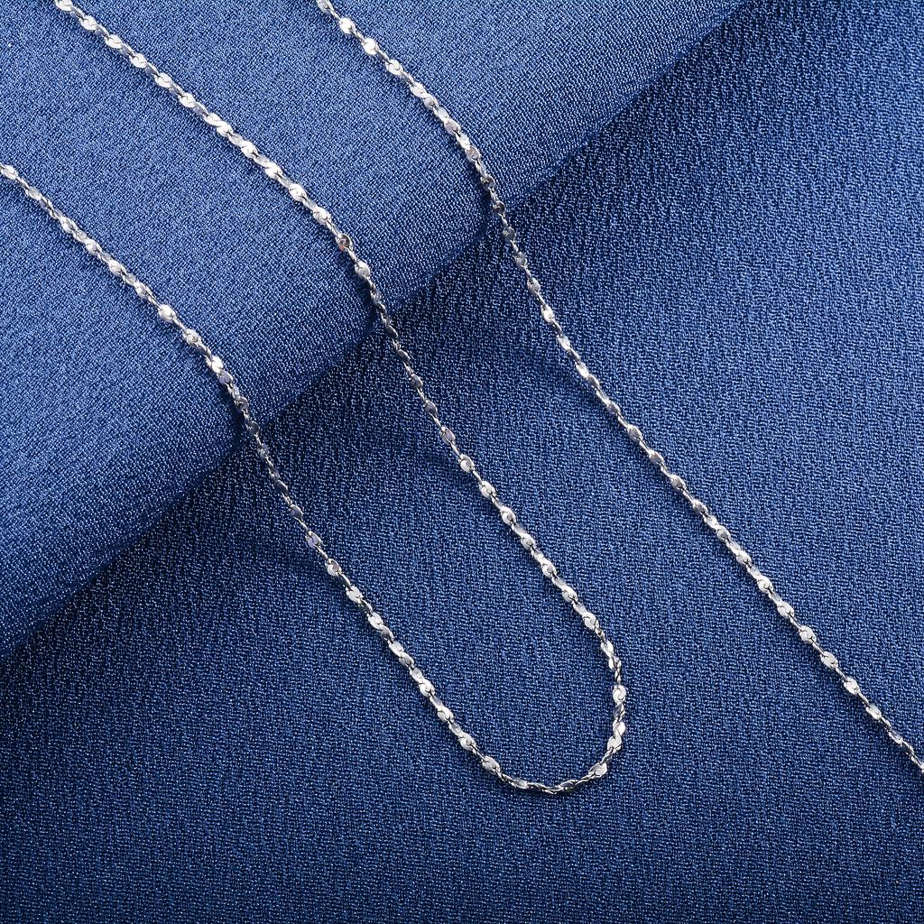 Jemný dámský náhrdelník Třpytivý kabelový řetízek Nerezová ocel Šperky Doplňky na krk Pro dámy Choker DIY Dárek