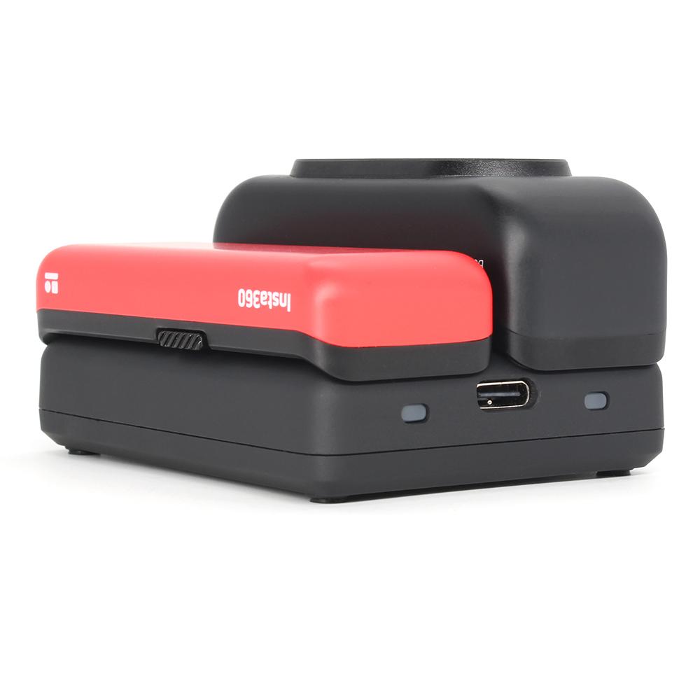For Insta360 ONE R 2380mAh Boosted Battery Base Fast Charge HUB For Insta 360 R Camera Accessory