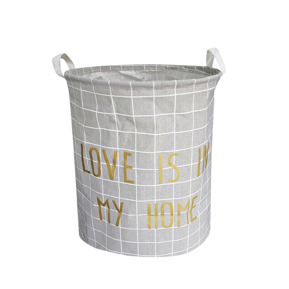Animal Canvas Sheets Laundry Clothes Basket Folding Storage Box
